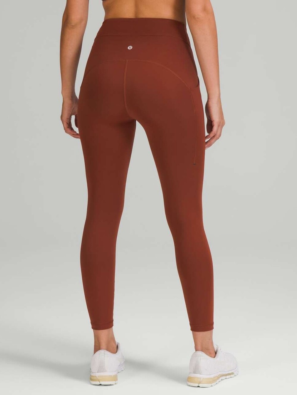 lululemon power thru high-rise tight 25" Date Brown
